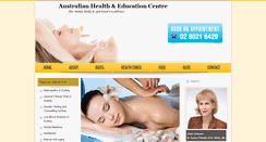 Desktop Screenshot of healtheducationcentre.com